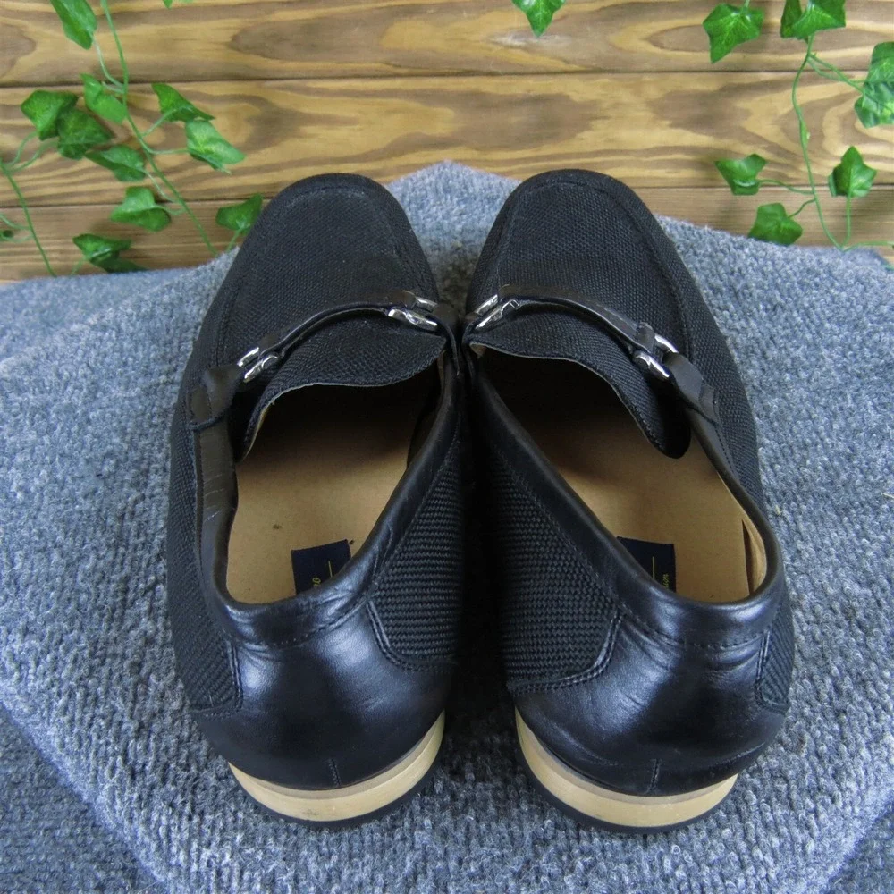 La Milano Men's Perf Loafer‎ Black Leather Size 11 Medium  Used 2025